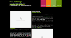 Desktop Screenshot of hanatechnologie.com