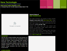 Tablet Screenshot of hanatechnologie.com